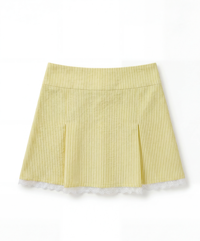 Claire Striped Lace Golf Skirt