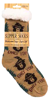 CLASSIC Smokey Brown Slipper Socks