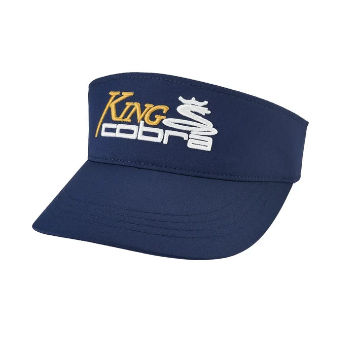Cobra Golf Men's King High Crown Visor navy color.