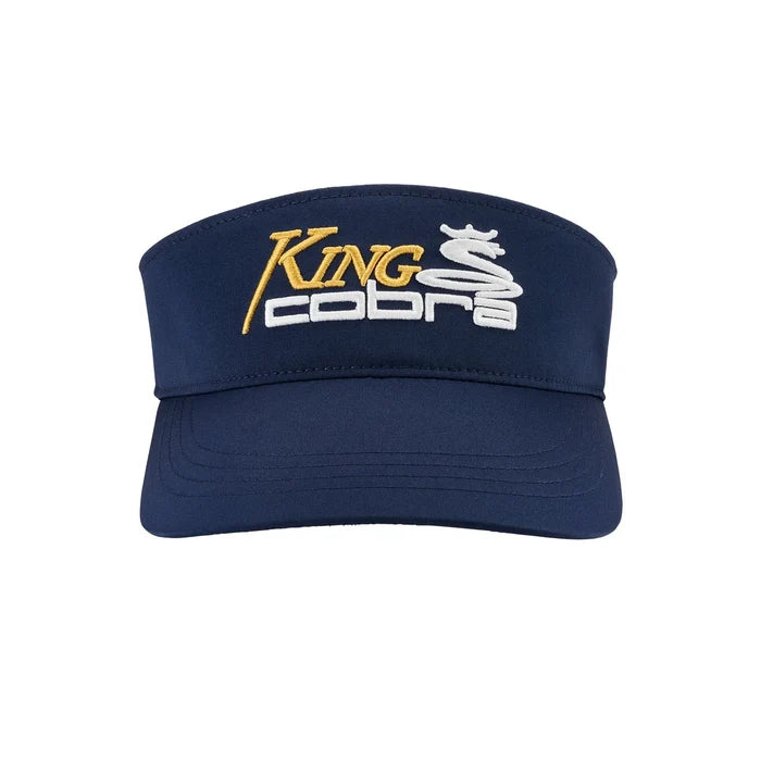Cobra Golf Men's King High Crown Visor navy color.