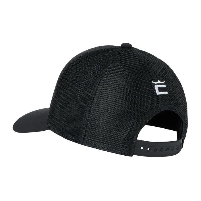 Cobra Golf Men's Shield Trucker Golf Cap black color.