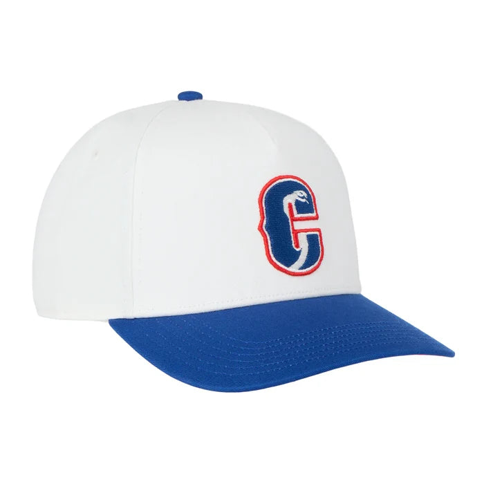 Cobra Golf Men's Structured Lineup Golf Cap Blue color.