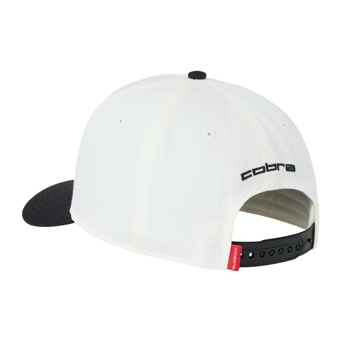 Cobra Golf Men's Structured Lineup Golf Cap black color.