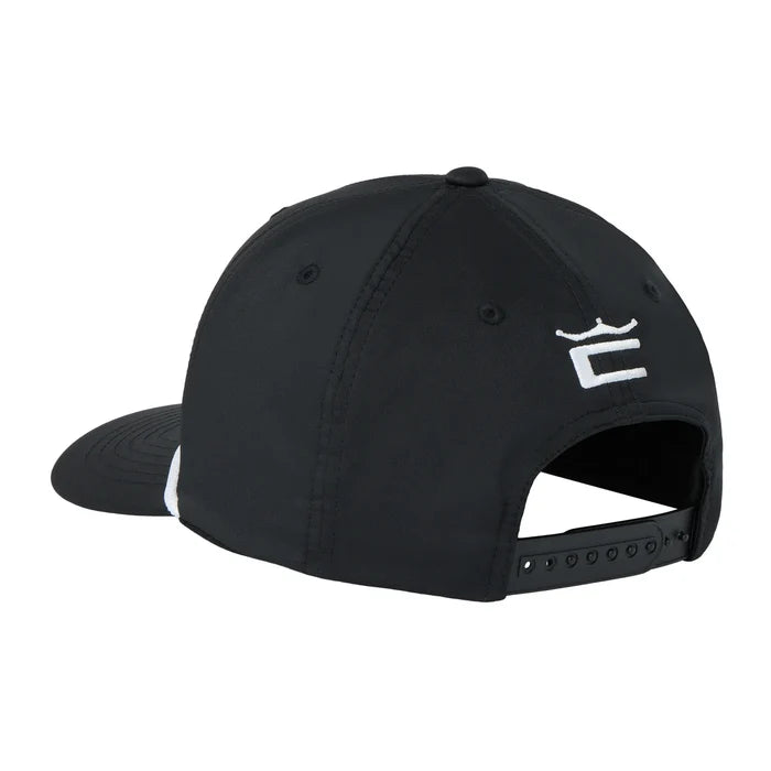 Cobra Golf Men's Tour Tech Rope Golf Cap Black color.