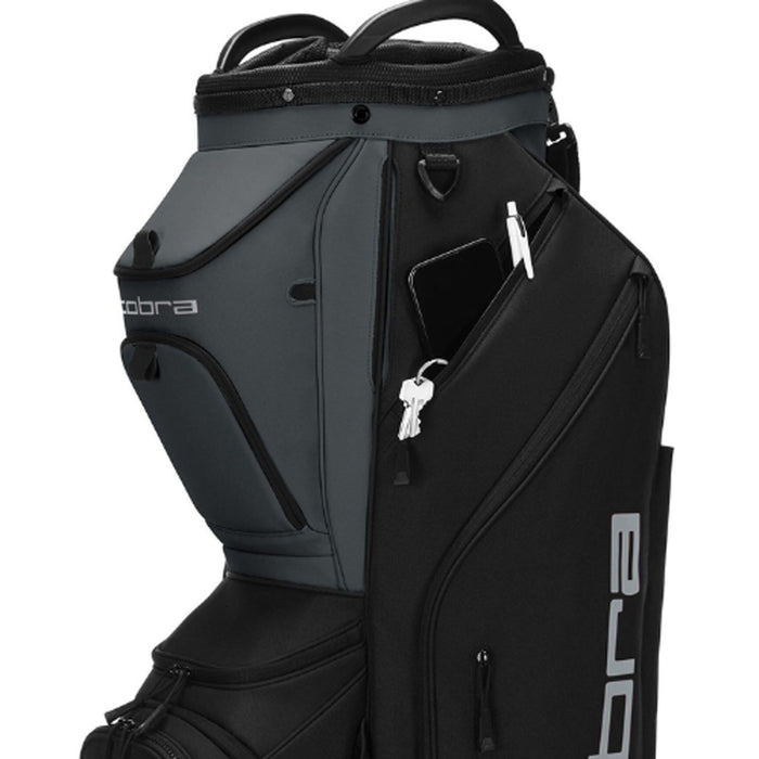 Cobra Golf Men's Ultralight Pro Cart Golf Bag black color.