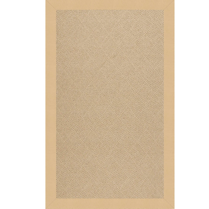 Creative Concepts-Cane Wicker Canvas Antique Beige Indoor/Outdoor Bordere Rectangle image