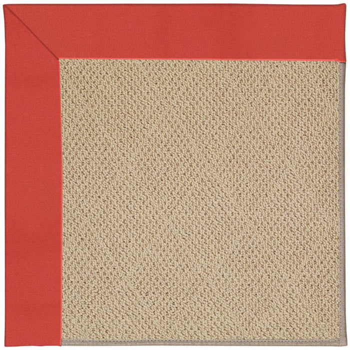 Creative Concepts-Cane Wicker Canvas Paprika Machine Tufted Rug Rectangle image