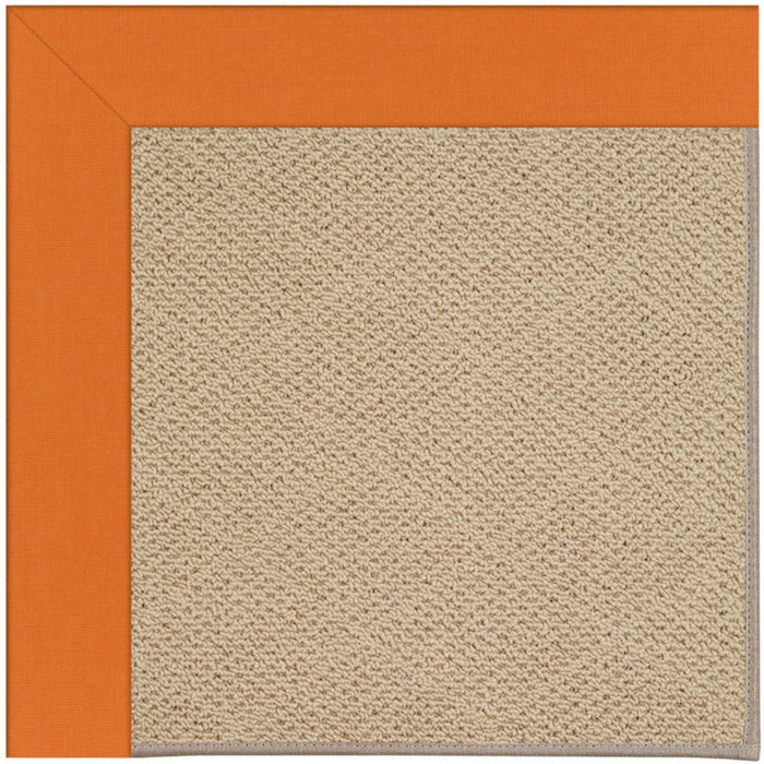 Creative Concepts-Cane Wicker Canvas Tangerine Indoor/Outdoor Bordere Rectangle image