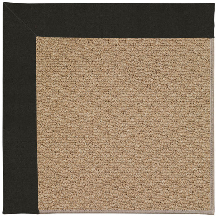 Creative Concepts-Raffia Canvas Black Indoor/Outdoor Bordere Octagon image