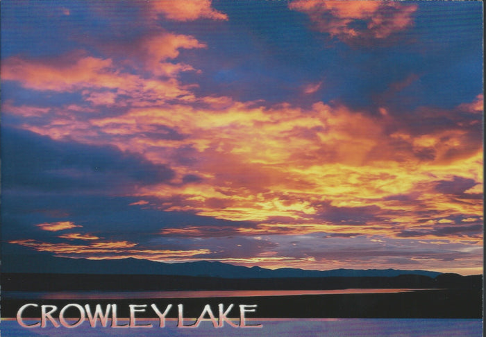 Crowley Lake Sunset Postcard-QTY=50