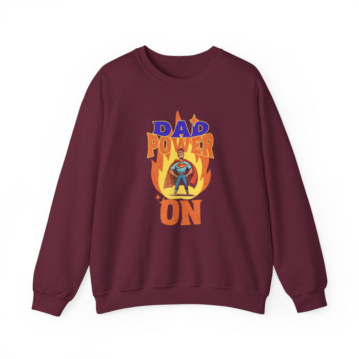 Dad Power On Sweatshirt - funny sweatshirt by Cheeky Business