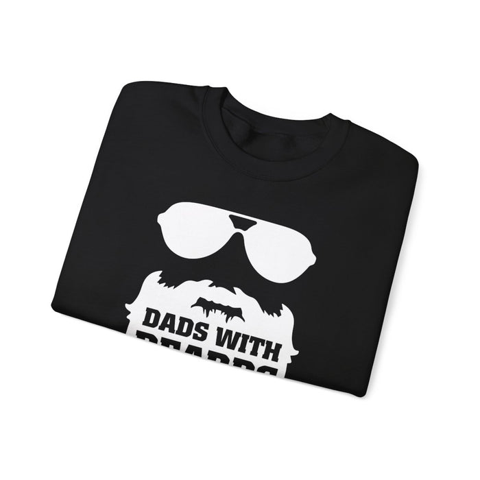 Dads With Beards Are Better Sweatshirt - funny sweatshirt by Cheeky Business