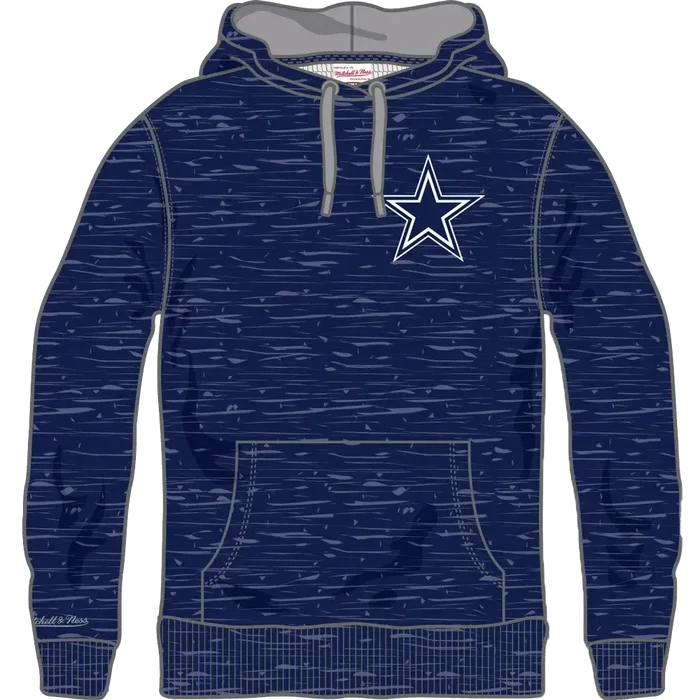 Dallas Cowboys Mitchell & Ness Classic French Terry Hoodie Navy color