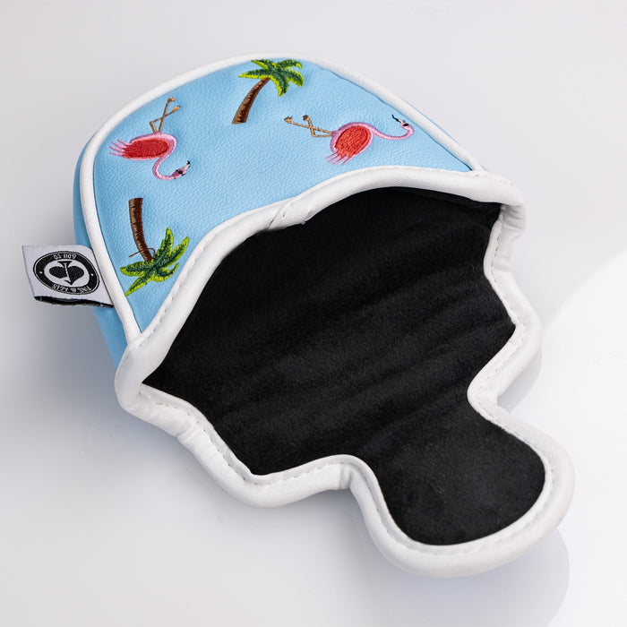 Dancing Flamingos - Mallet Putter Cover