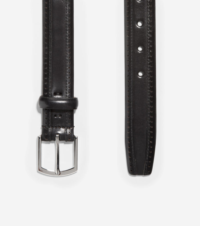 Dawson 32mm Perforated Belt-Black