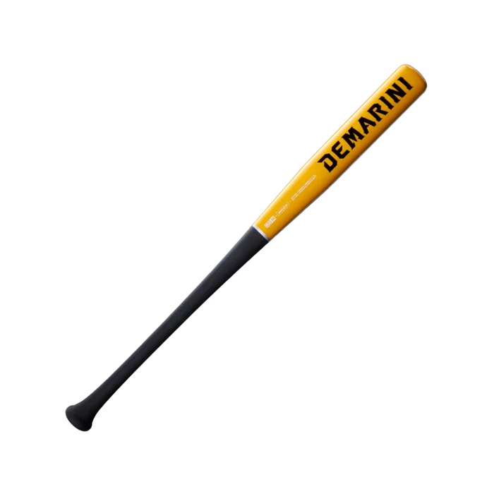 DeMarini 2027 The Woods Wood Composite (-3) BBCOR Baseball Bat Yellow Color