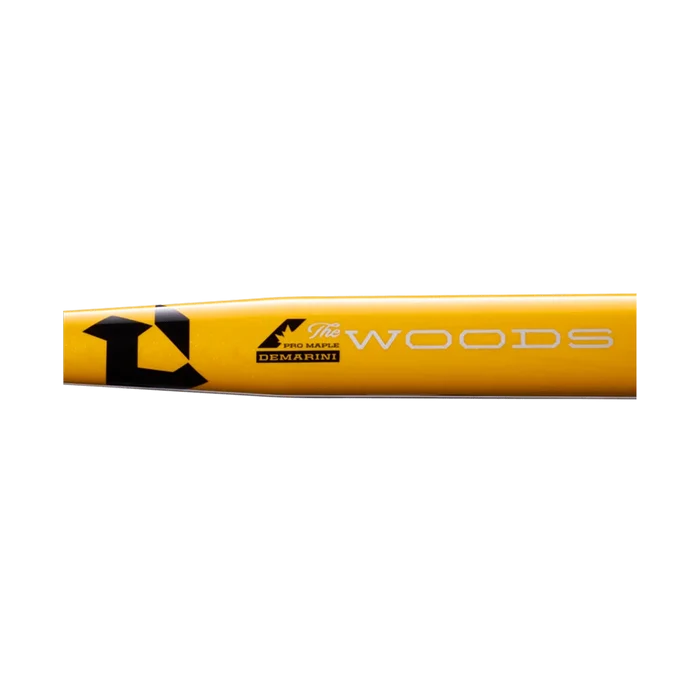 DeMarini 2027 The Woods Wood Composite (-3) BBCOR Baseball Bat Yellow Color