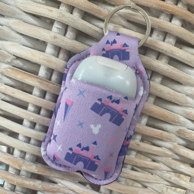 Disneyland Keychain Hand Sanitizer Holder KeyChain