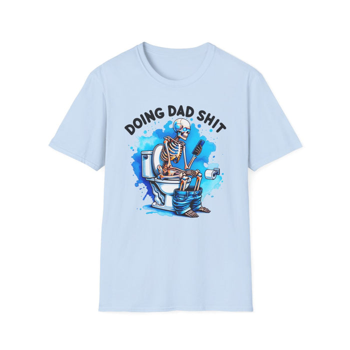 white t-shirt with doing dad sh*t funny dad graphic
