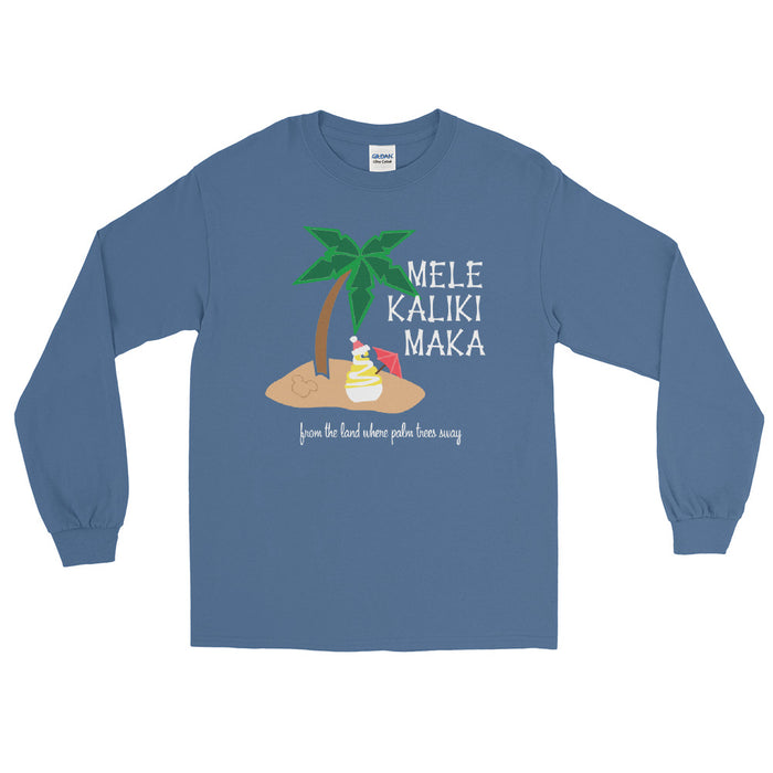 Dole Whip Melekalikimaka Hawaiian Christmas Shirt Long Sleeve Shirt