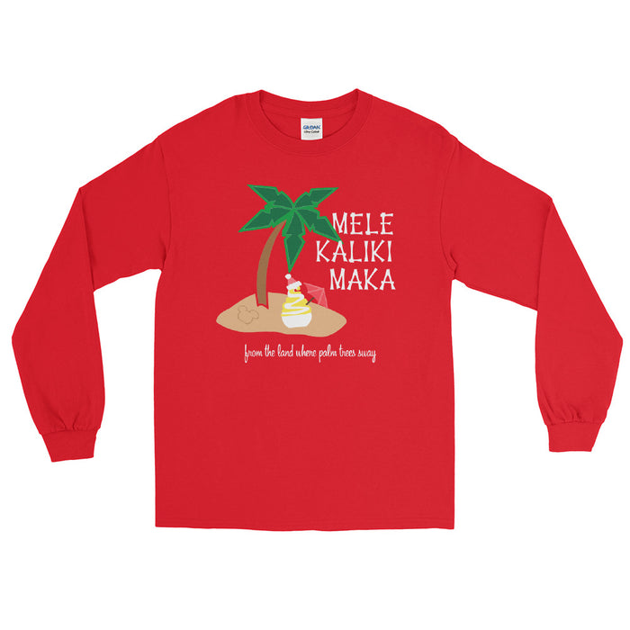 Dole Whip Melekalikimaka Hawaiian Christmas Shirt Long Sleeve Shirt
