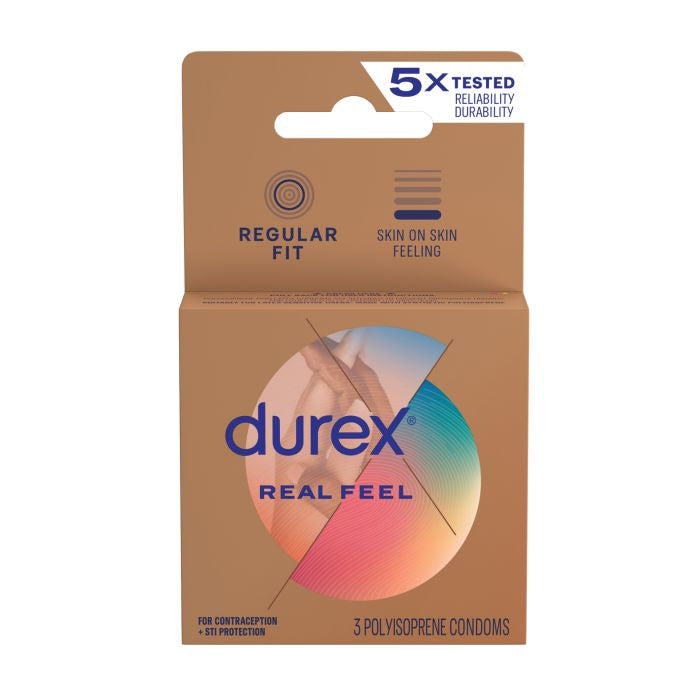 Durex Real Feel Non Latex Condoms - 3 Pack