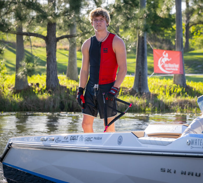 Eagle Men's Solid Impact Vest - Black/Red