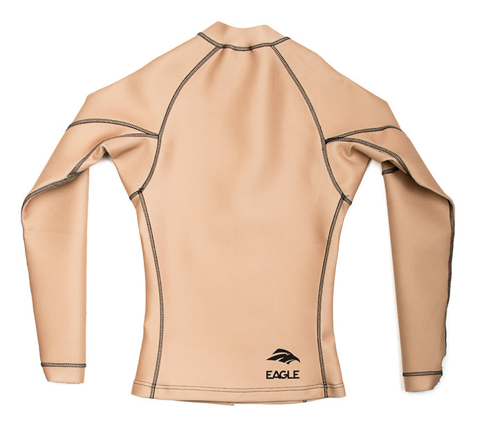 Eagle Womens FreeFlex Heater Shirt Front Zip - Nude Color