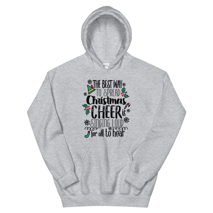 Elf Christmas Hoodie Sweatshirt Buddy the Elf Christmas Shirt for Him Unisex Hoodie Sweatshirt