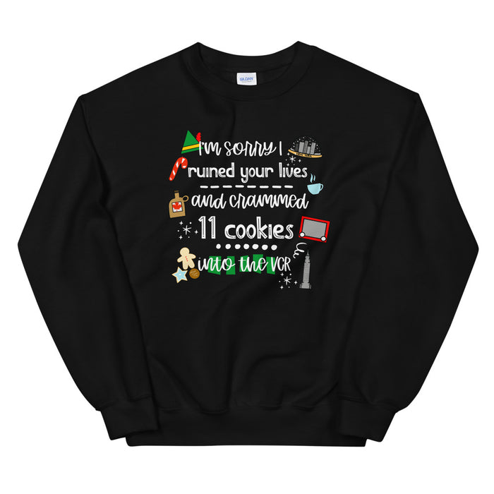 Elf Christmas Movie Cookies Buddy the Elf Unisex Sweatshirt