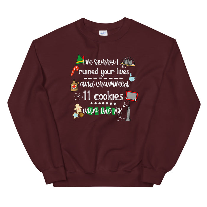 Elf Christmas Movie Cookies Buddy the Elf Unisex Sweatshirt