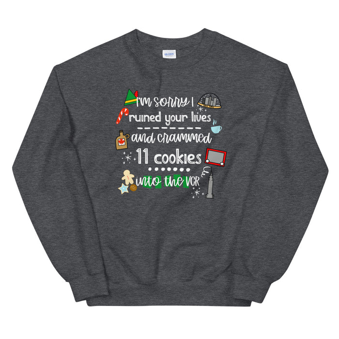 Elf Christmas Movie Cookies Buddy the Elf Unisex Sweatshirt