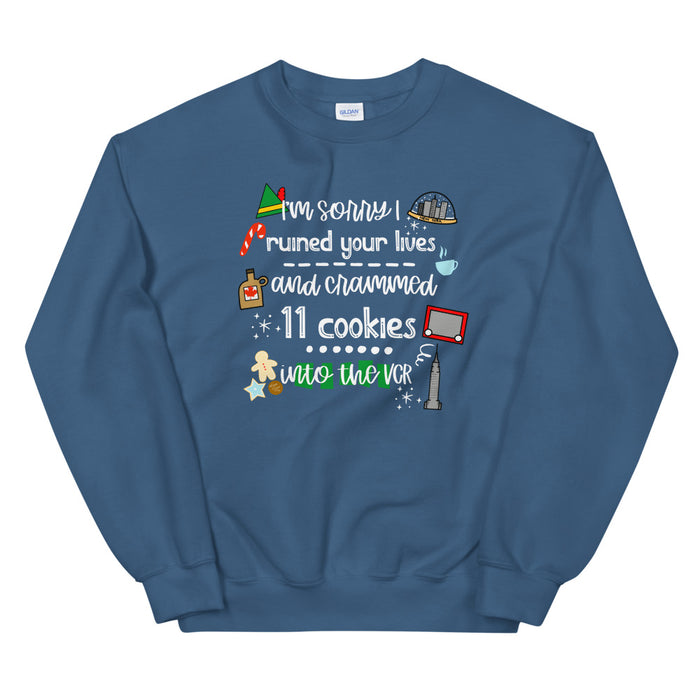 Elf Christmas Movie Cookies Buddy the Elf Unisex Sweatshirt