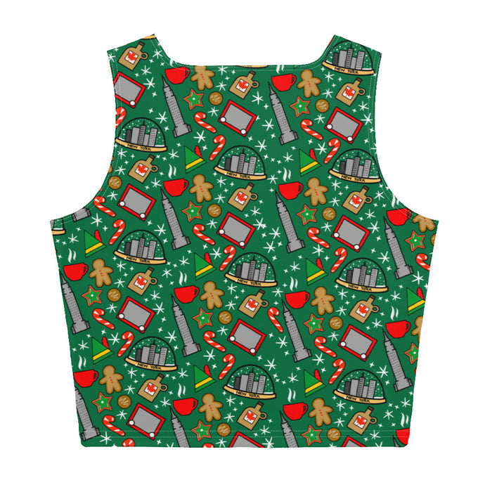 Elf Christmas Movie Crop Top Cookies Buddy the Elf Christmas Crop Top