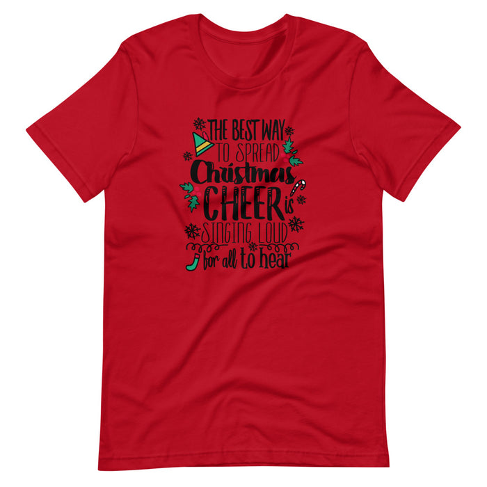 Elf Christmas T-shirt Buddy the Elf Christmas Shirt for Him Unisex T-Shirt