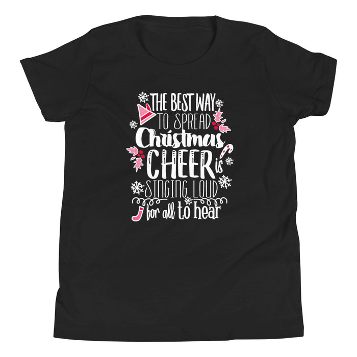 Elf Kids Christmas Jovie the Elf Christmas Shirt Elf Movie Youth Short Sleeve T-Shirt