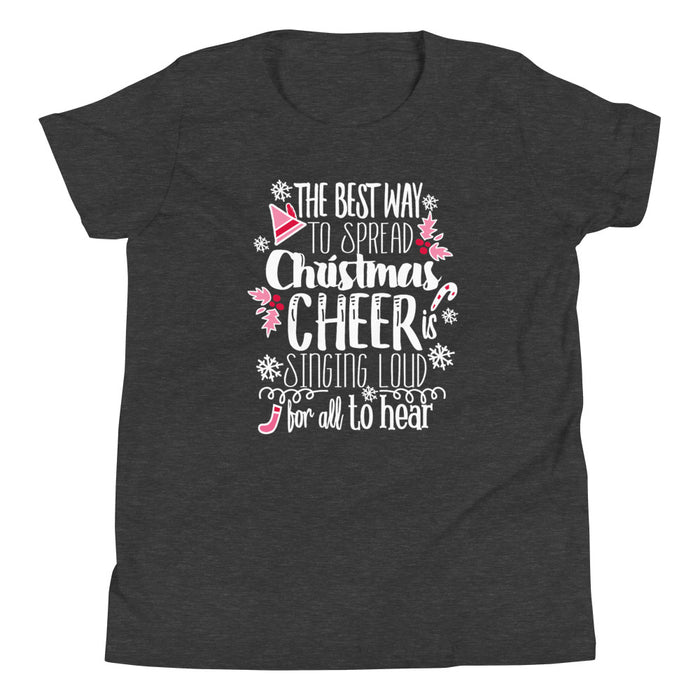 Elf Kids Christmas Jovie the Elf Christmas Shirt Elf Movie Youth Short Sleeve T-Shirt