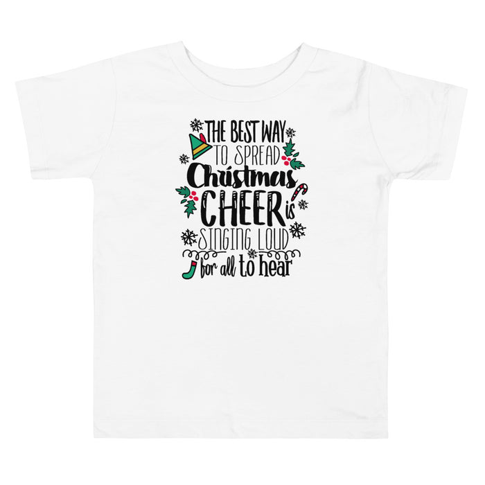 Elf Kids Christmas T-shirt Buddy the Elf Christmas Shirt Toddler Short Sleeve Tee
