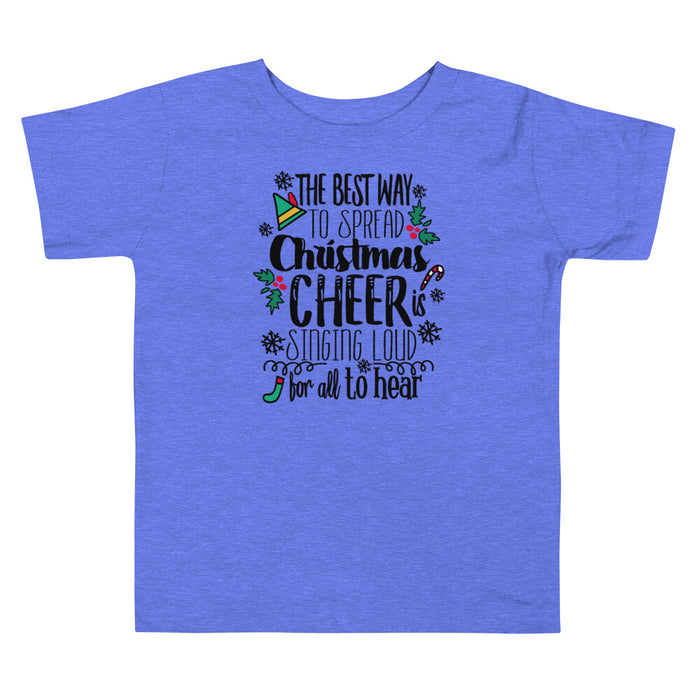 Elf Kids Christmas T-shirt Buddy the Elf Christmas Shirt Toddler Short Sleeve Tee