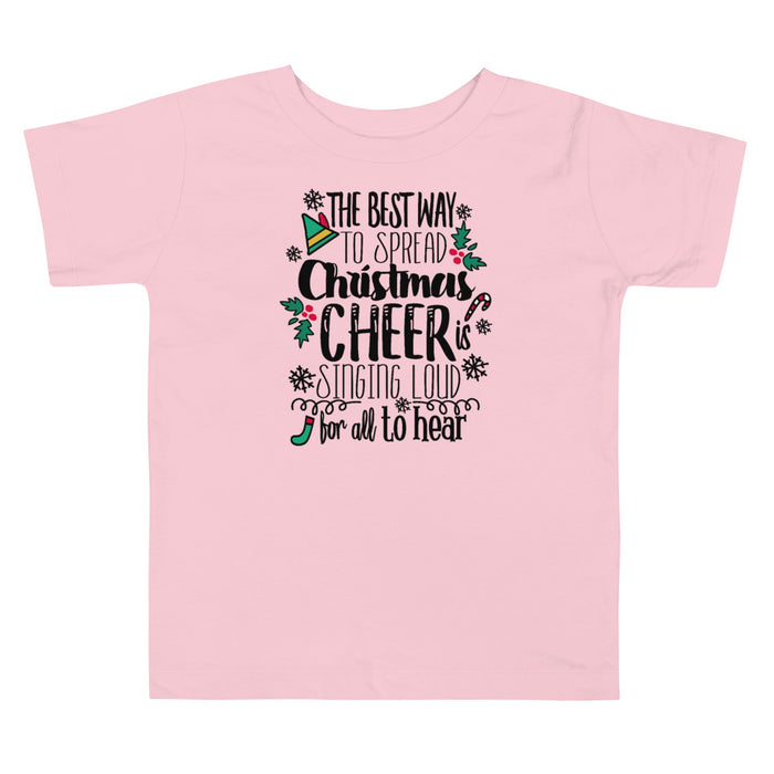 Elf Kids Christmas T-shirt Buddy the Elf Christmas Shirt Toddler Short Sleeve Tee