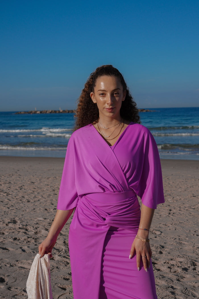 Ella set with Sofia skirt - Fushia
