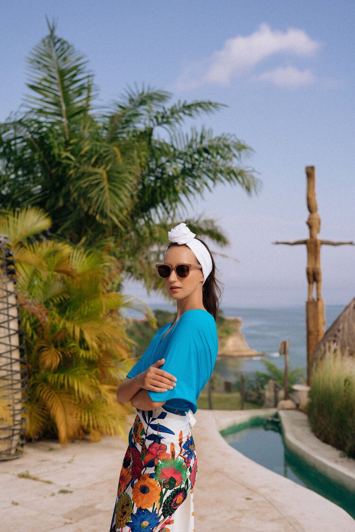 Ella set - Cyan - ANAVA PARIS