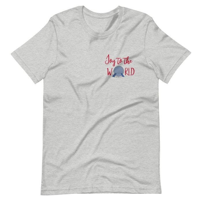 Epcot Holiday T-Shirt Joy to the World Showcase Christmas Short-Sleeve Unisex T-Shirt
