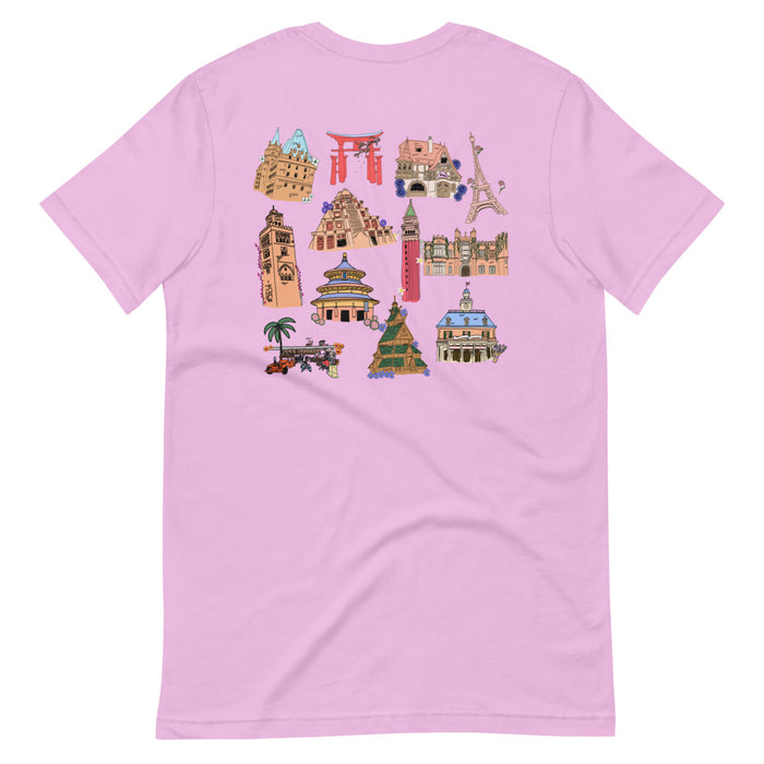 Epcot World Showcase Flower and Garden T-Shirt Festival Bloom Short-Sleeve Unisex T-Shirt