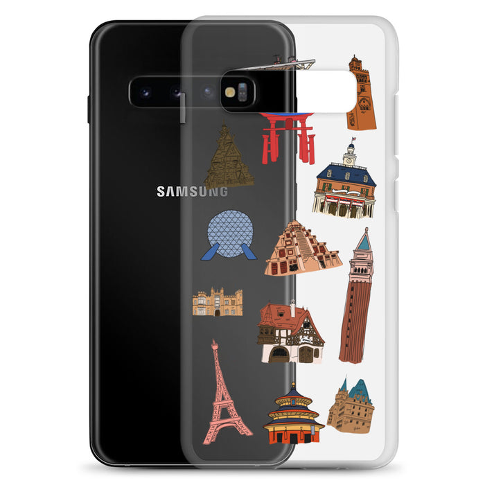 Epcot World Showcase Hello World Samsung Case