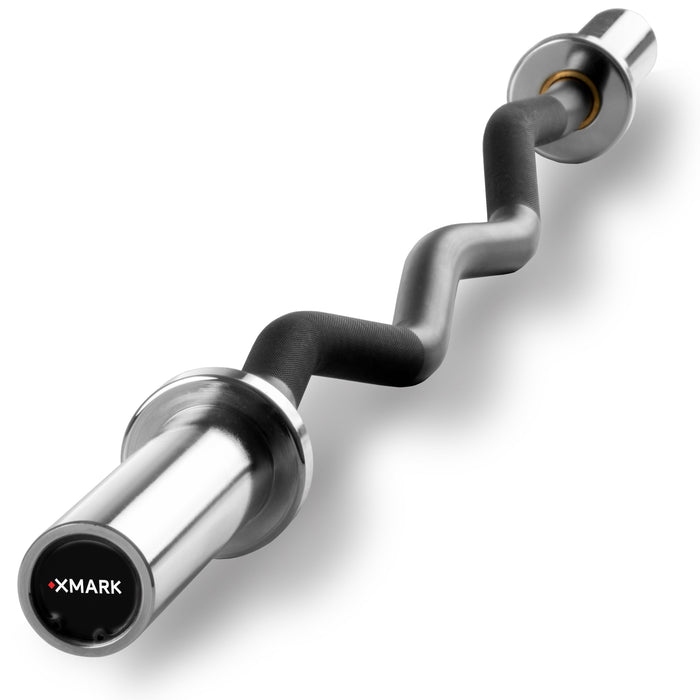 EZ Curl Bar 28 mm Grip – Fits Olympic Weights