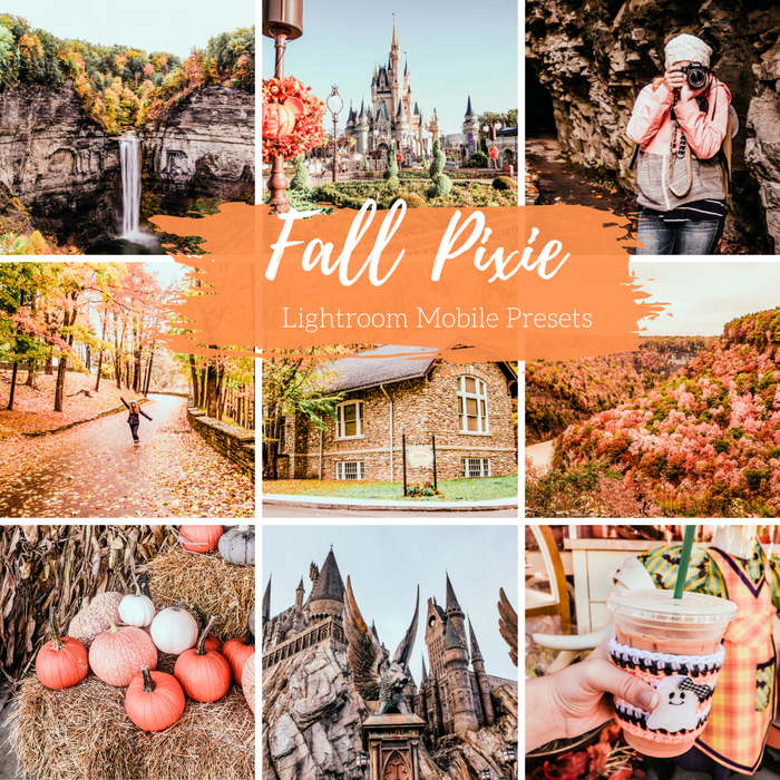 Fall Presets Mobile Lightroom Preset Warm Pumpkin Autumn Presets - 4 Presets