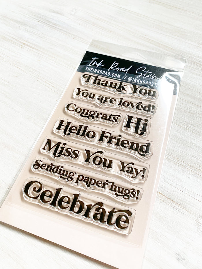Fancy Font Sentiments