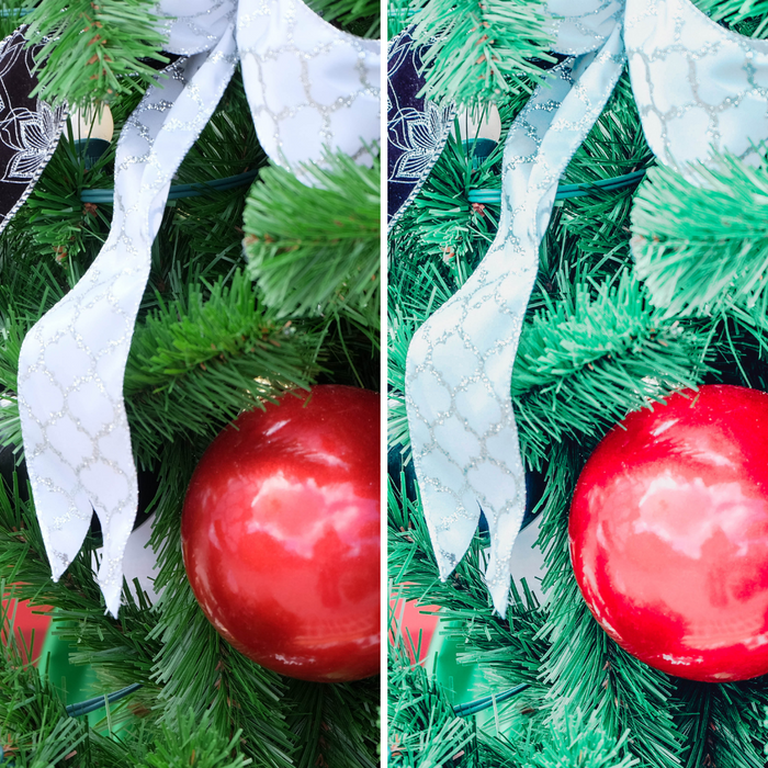 Festive Holiday Christmas Mobile Lightroom Presets Pack- 4 Presets