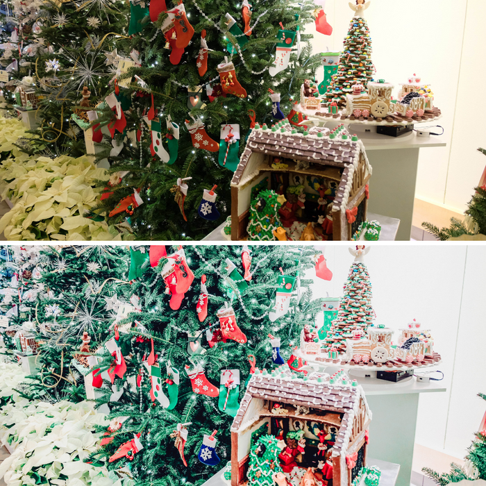 Festive Holiday Christmas Mobile Lightroom Presets Pack- 4 Presets